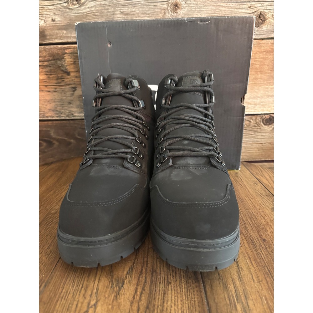 DC Peary TRWork Mens 11.5 M Waterproof Composite Toe Met Guard Work Boots Black - Picture 4 of 7